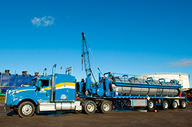 We move your liquid or solid industrial waste